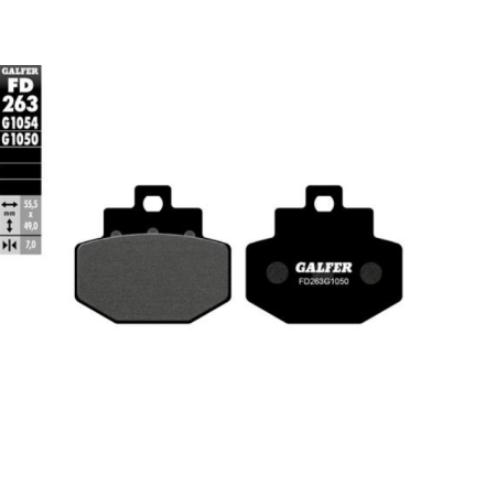 GALFER PASTIGLIE FRENO PER BENELLI ADIVA, PER PIAGGIO HEXAGON/RUNNER/VESPA/DNA/VESPA/MP3