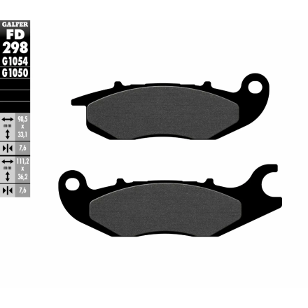 GALFER PASTIGLIE FRENO PER HONDA ,SUZUKI