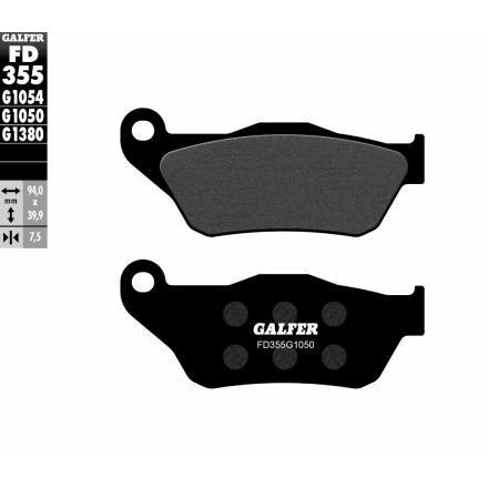 GALFER PASTIGLIE FRENO ANTERIORI PER MBK CITYLINER/SKYCRUISER 125 PER YAMAHA MAJESTY XMAX 125