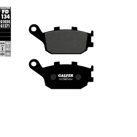 GALFER PASTIGLIE FRENO PER HONDA, YAMAHA, SUZUKI, KAWASAKI, ZONTES