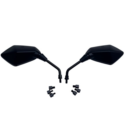COPPIA SPECCHIETTI RETROVISORI PER KAWASAKI Z750 (2004-2006) & (2007-2013) R-ABS (Honda pcx 125 2015)