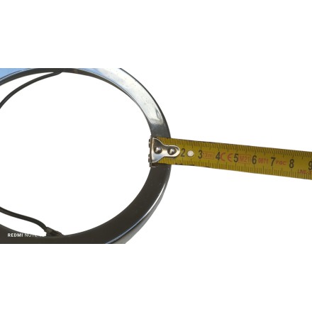 GHIERA FANALE FARO ANTERIORE ORIGINALE CEV Mod. 105 125mm ciclomotore epoca