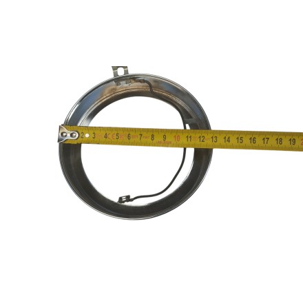 GHIERA FANALE FARO ANTERIORE ORIGINALE CEV Mod. 105 125mm ciclomotore epoca