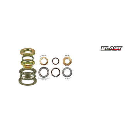 BLAST KIT SERIE STERZO CUSCINETTI FORCELLA PER  HONDA NES PES SH 125 150 2000-2013