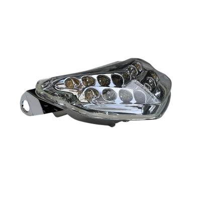 FARO FANALE POSTERIORE LED TRASPARENTE CROMO PER SUZUKI GSX-R 750/600 2004-2005
