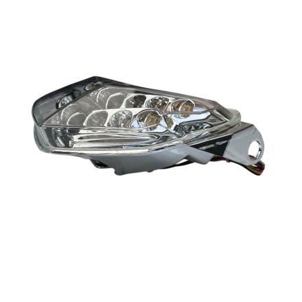FARO FANALE POSTERIORE LED TRASPARENTE CROMO PER SUZUKI GSX-R 750/600 2004-2005