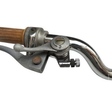 STERZO MANUBRIO CON LEVE ORIGINALE MOTO GUZZI LODOLA 175 / 235 cc