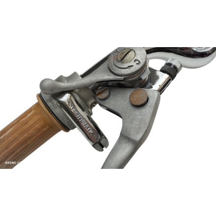 STERZO MANUBRIO CON LEVE ORIGINALE MOTO GUZZI LODOLA 175 / 235 cc