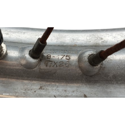 CERCHIO GOMMA POSTERIORE 17x2,1/4 ORIGINALE MOTO GUZZI LODOLA 175 / 235 cc