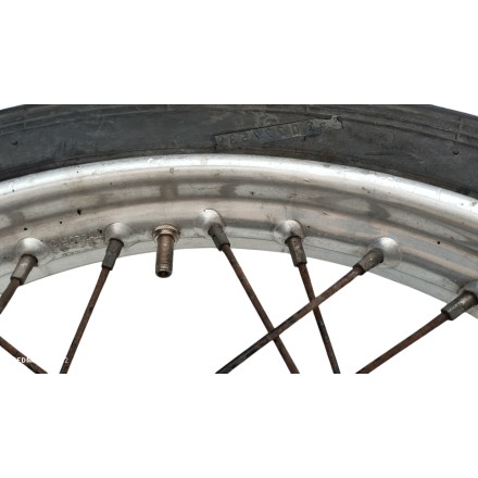 RUOTA CERCHIO POSTERIORE 17X2,1/4 ORIGINALE MOTO GUZZI LODOLA 175 / 235 cc
