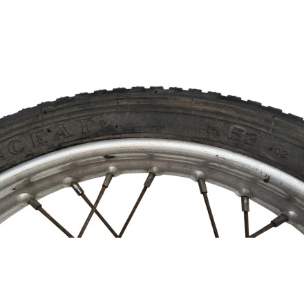 RUOTA CERCHIO POSTERIORE 17X2,1/4 ORIGINALE MOTO GUZZI LODOLA 175 / 235 cc