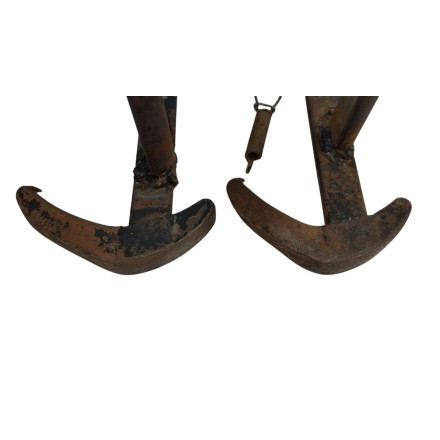 SET 2 CAVALLETTI CENTRALI CON MOLLE ORIGINALE MOTO GUZZI LODOLA 175 / 235 cc