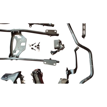 YAMAHA MTT690 Tracer 700 2023 SET RICAMBI INCIDENTATI SINISTRATI FORCELLA CERCHI CARENA