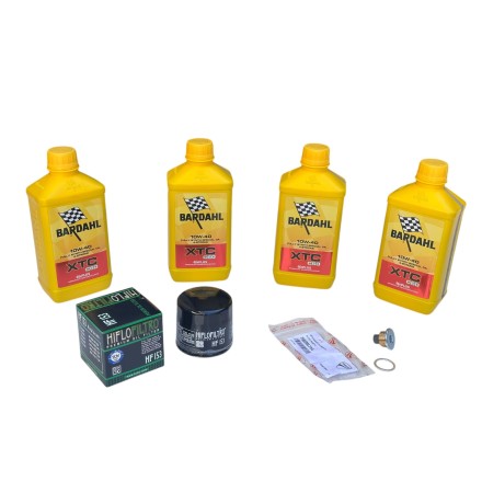 KIT TAGLIANDO OLIO BARDAHL XTC C60+FILTRO+TAPPO PER DUCATI Monster Multistrada 620 1000 etc 