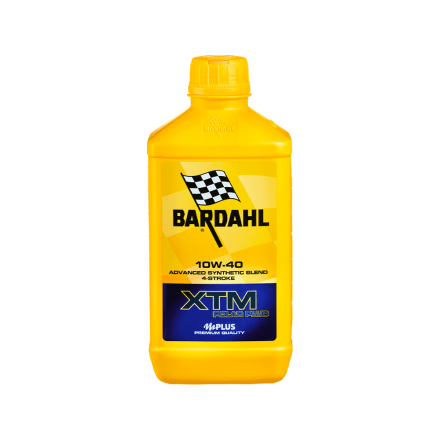 BARDAHL 1LT Olio XTM Polar Plus 10W40 Lubrificante Moto 4 Tempi API SN JASO Synt
