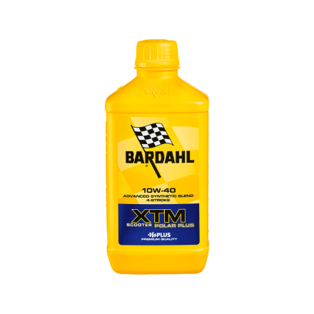 BARDAHL 1LT Olio XTM Polar Plus 10W40 Lubrificante SCOOTER 4 Tempi API JASO Synt