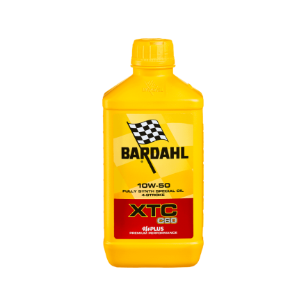 BARDAHL 1LT OLIO MOTORE XTC C60 10W50 MOTO 100% Sintetico jaso ma2 Special 
