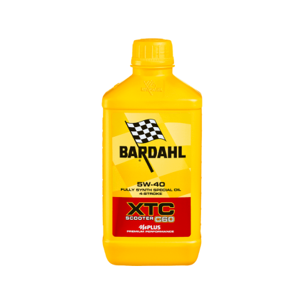 BARDAHL 1LT OLIO MOTORE XTC C60 SCOOTER 5W40 100% Sintetico MAXI SCOOTER