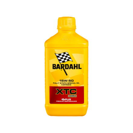 BARDAHL 1LT OLIO MOTORE XTC C60 15W50 MOTO 100% Sintetico jaso ma2 Special