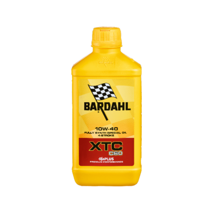 BARDAHL 1LT OLIO MOTORE XTC C60 10W40 MOTO 100% Sintetico jaso ma2 Special