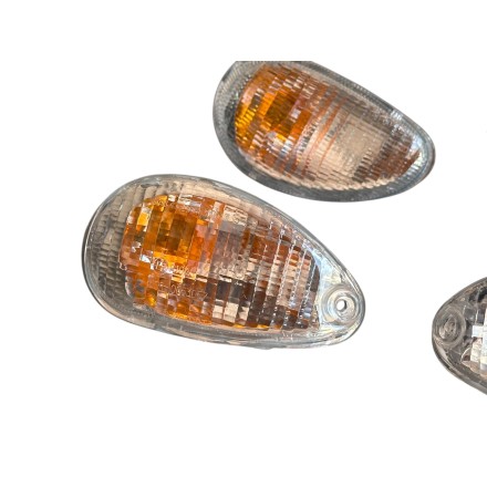 KIT 4 FRECCE TRASPARENTI CHIARI ORIGINALI PIAGGIO Vespa 50/125/150 ET2 ET4