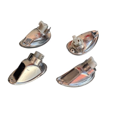 KIT 4 FRECCE TRASPARENTI CHIARI ORIGINALI PIAGGIO Vespa 50/125/150 ET2 ET4