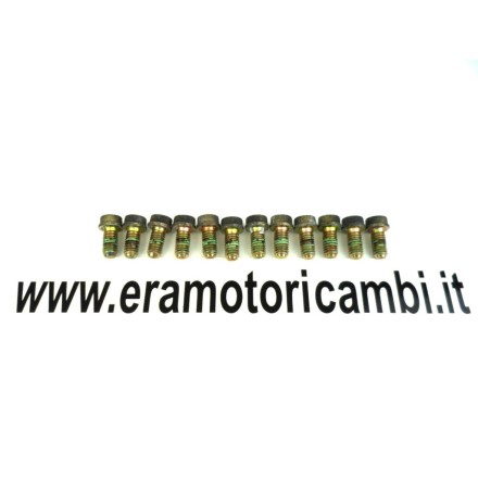 KIT 12 PERNI VITI FISSAGGIO DISCHI FRENO ANTERIORI MOTO GUZZI NORGE 1200 - 2007
