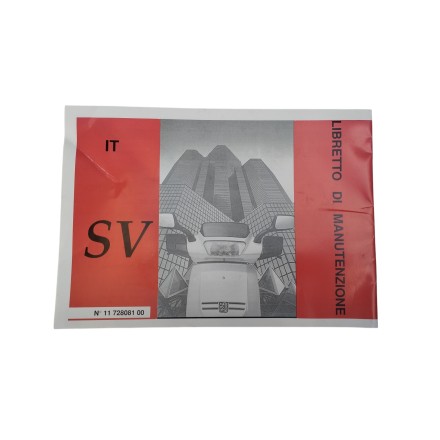 LIBRETTO DI USO E MANUTENZIONE ORIGINALE PEUGEOT SV 50 EPOCA VINTAGE