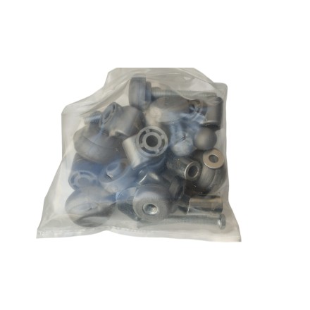 8500865 ORIGINALE PEUGEOT SPEED FIGHT - KIT ATTACCHI STAFFE PARABREZZA MANUBRIO