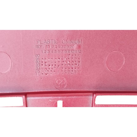 1172930300 ROSSO CARENA SCUDO ANTERIORE ORIGINALE PEUGEOT SV 50 GEO