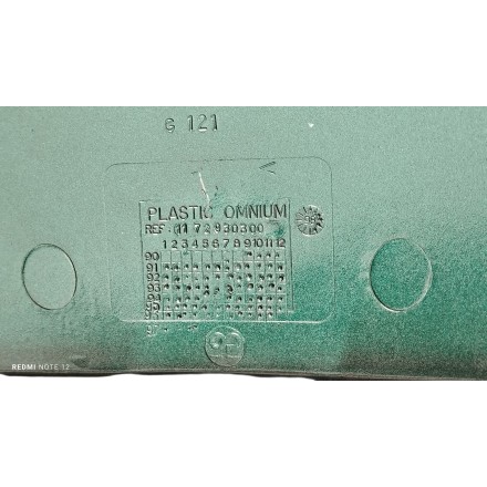 1172930300 VERDONE CARENA SCUDO ANTERIORE ORIGINALE PEUGEOT SV 50 GEO