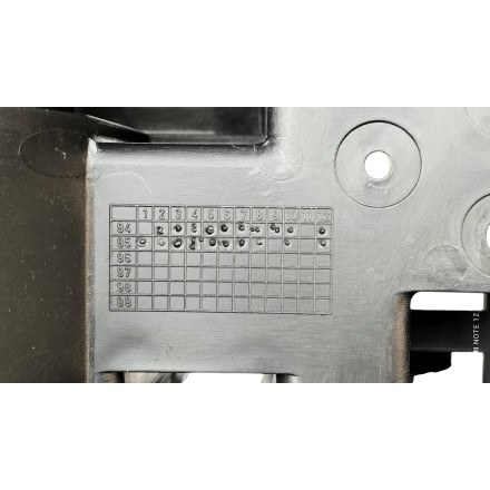 1173116200 PARAFANGO PORTATARGA ORIGINALE PEUGEOT BUXY 50