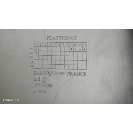 11733158 PARAFANGO PORTATARGA POSTERIORE ORIGINALE PEUGEOT TREKKER 50