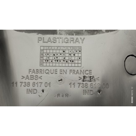 1173861701 CARENA COVER PARAFANGO ANTERIORE ORIGINALE PEUGEOT TREKKER 50