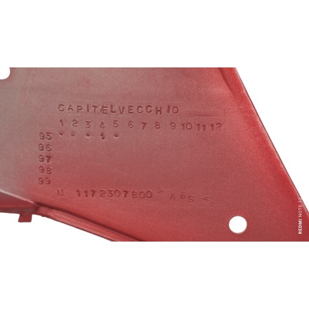 1172307100 ROSSO COPPIA COVER PARAFANGO ORIGINALI PEUGEOT SV 50 GEO