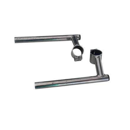 SET 2 MANUBRI COLLARE 34mm PER CAFE RACER PER BMW PER GUZZI MODIFICA MOTO