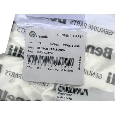 40400V020000 CAVO FRIZIONE ORIGINALE BENELLI TNT 125 2017-2024 / 135 2019-2020
