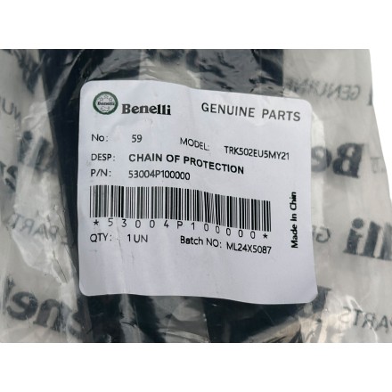 53004P100000 PATTINO SLITTA CATENA INFERIORE ORIGINALE BENELLI TRK 502 BN302 502C 302R