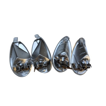 SET 4 FRECCE INDICATORI TRASPARENTI ORIGINALI TRIOM PER PIAGGIO LIBERTY 50 125 150 1997-2003