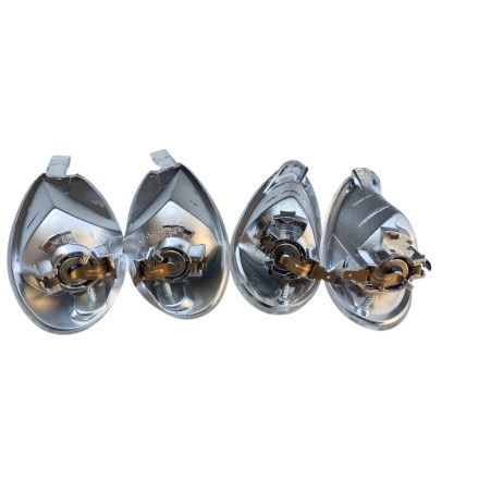 SET 4 FRECCE INDICATORI TRASPARENTI ORIGINALI TRIOM PER PIAGGIO LIBERTY 50 125 150 1997-2003