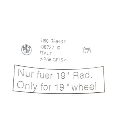 CARENA PARAFANGO RUOTA ANTERIORE ORIGINALE BMW F650 GS (2000-2003)