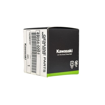 49054-0001 TERMOSTATO VALVOLA TERMOSTATICA ORIGINALE KAWASAKI ER-6N ER6F VERSYS VULCAN Z650 Z400 Ninja (vedere descrizione)