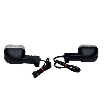 SET 2 FRECCE INDICATORI DI DIREZIONE TRASPARENTI PER CAGIVA PER APRILIA PER DUCATI ETC