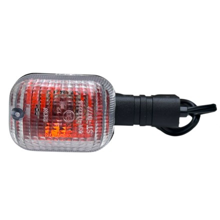 SET 2 FRECCE INDICATORI DI DIREZIONE TRASPARENTI PER CAGIVA PER APRILIA PER DUCATI ETC