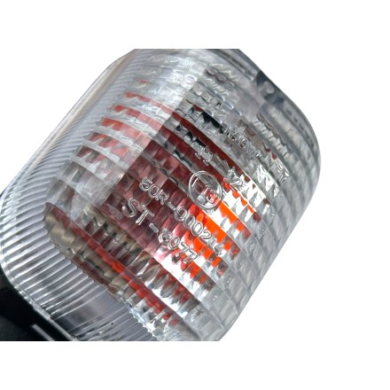 SET 2 FRECCE INDICATORI DI DIREZIONE TRASPARENTI PER CAGIVA PER APRILIA PER DUCATI ETC