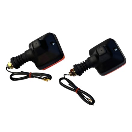 COPPIA FRECCE INDICATORI DIREZIONALI POSTERIORI PER YAMAHA DT 125 R (1989-2000) / XTZ / TDR / TW 200 / SUPER TENERE