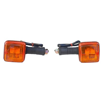 COPPIA FRECCE INDICATORI DIREZIONALI ANTERIORI PER YAMAHA DT 125 R (1989-2000) / XTZ / TDR / TW 200 / SUPER TENERE