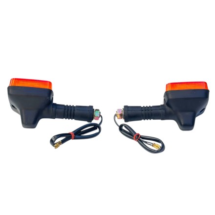 COPPIA FRECCE INDICATORI DIREZIONALI ANTERIORI PER YAMAHA DT 125 R (1989-2000) / XTZ / TDR / TW 200 / SUPER TENERE