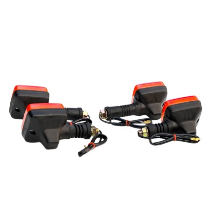SET 4 FRECCE INDICATORI DIREZIONALI PER YAMAHA DT 125 R (1989-2000) / XTZ / TDR / TW 200 / SUPER TENERE