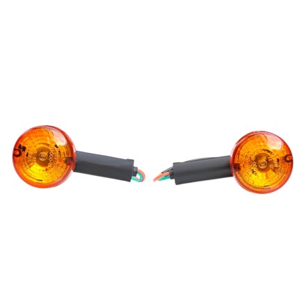 COPPIA 2 FRECCE INDICATORI DI DIREZIONE PER APRILIA RS CLASSIC SCARABEO PER BETA PER SENDA ETC (VEDERE DESCRIZIONE)